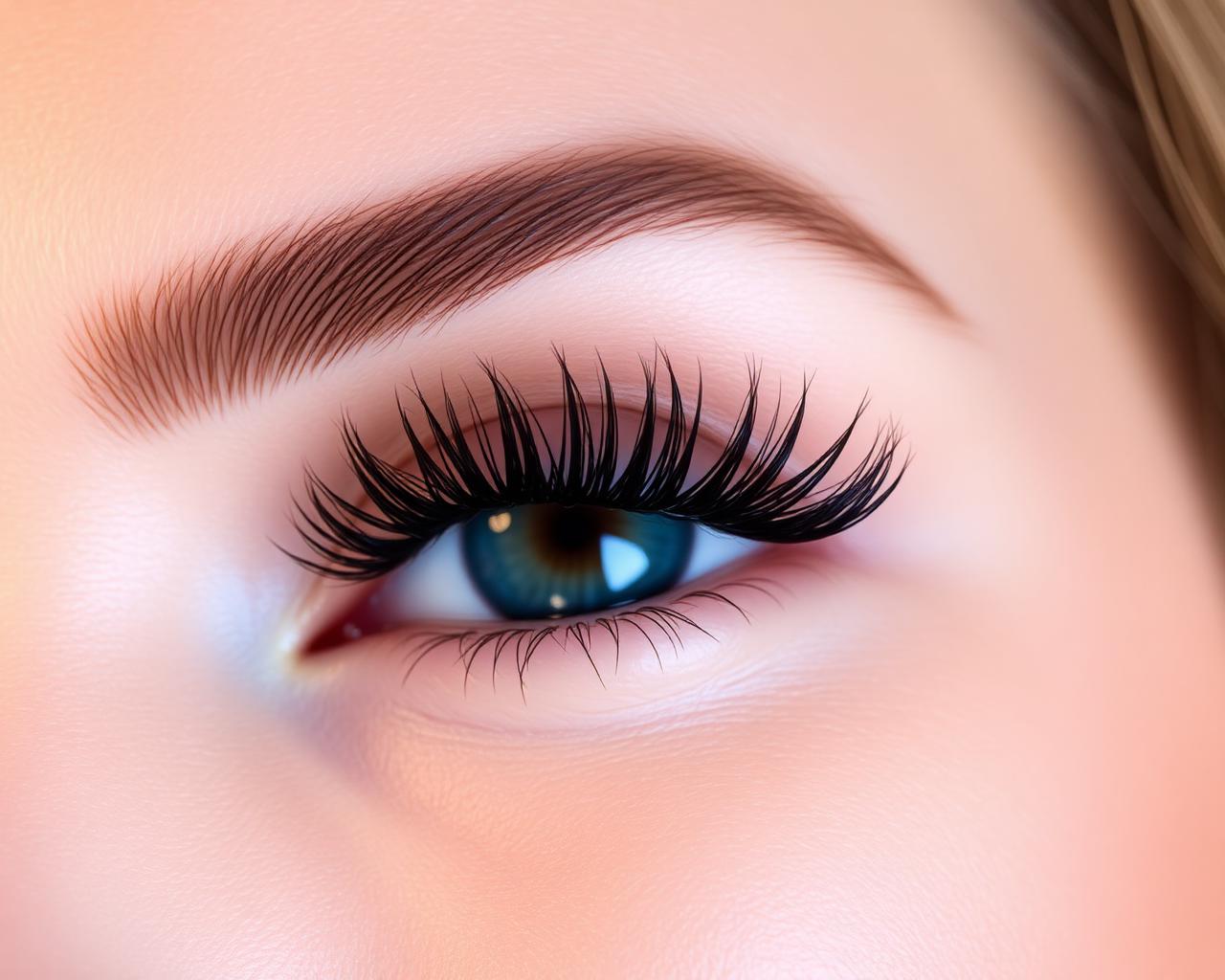Mink eyelash extensions